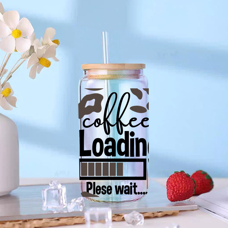 Wholesale Coffee bean beverage 16oz Cup UV DTF Wraps