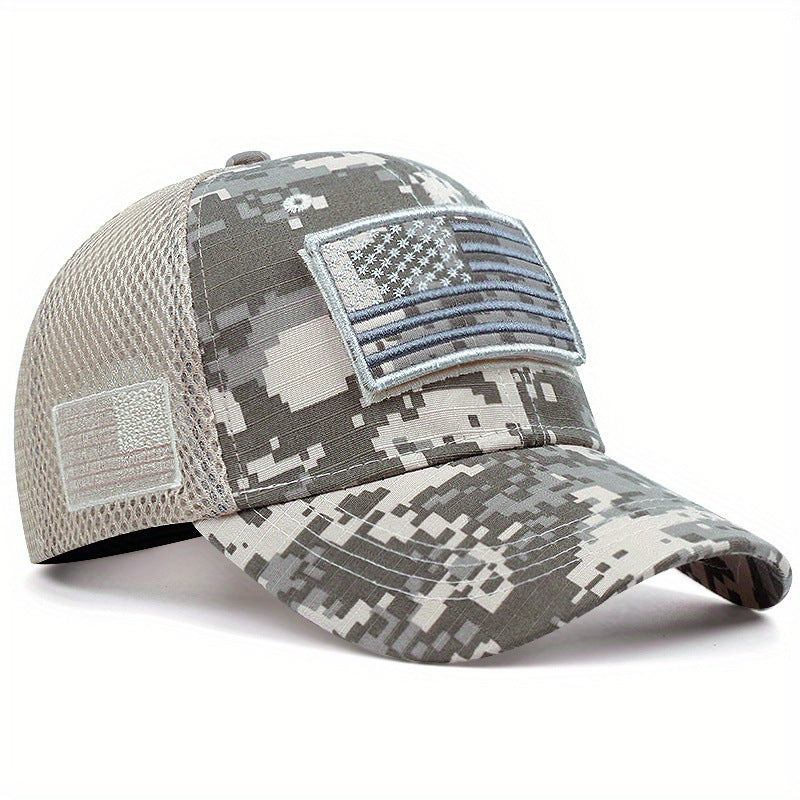 Wholesale fashion fishing hat summer camouflage men's and women's hat camouflage baseball cap mesh hat sports hat