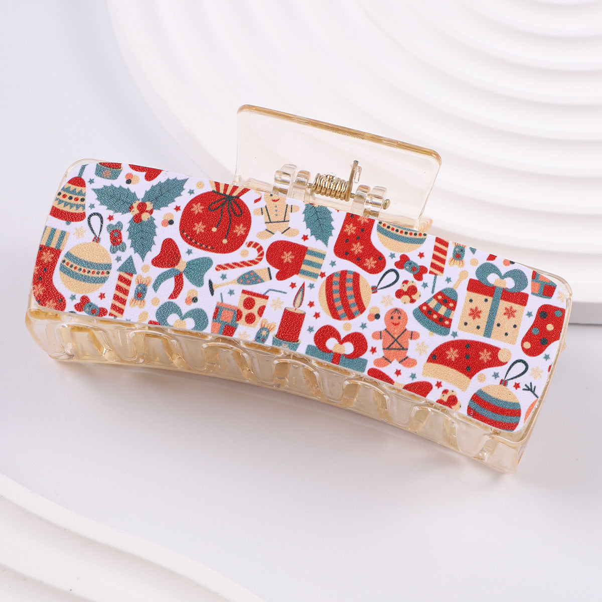 Wholesale Christmas Snowman Christmas Ball Decoration Hair Clip