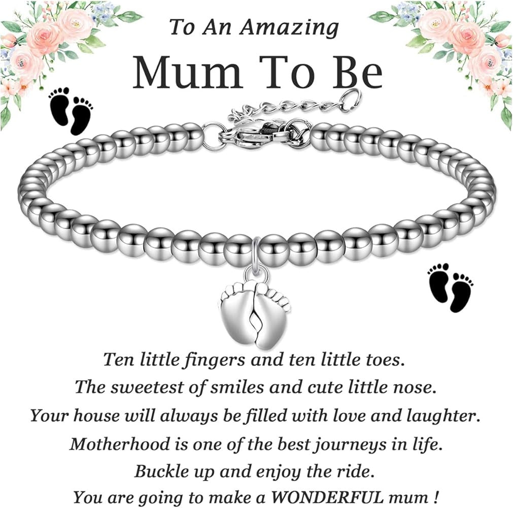 Wholesale Wave Silver Bead Wave Pendant Lobster Buckle Adjustable Bracelet