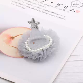 Wholesale Birthday Hat Hairpin Pearl  Hairpin  Dollhouse Accessories