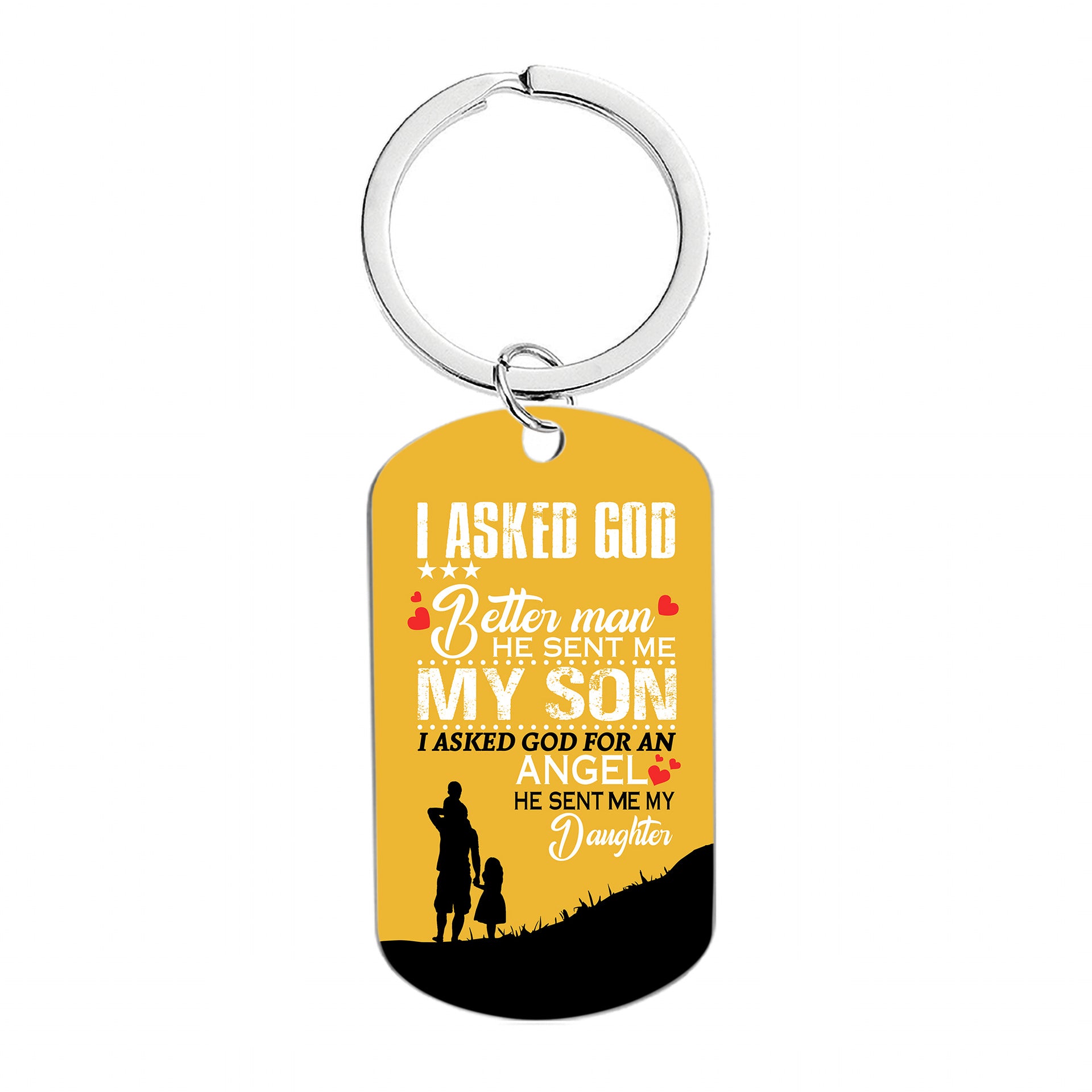 Wholesale Color Printing Stainless Steel Gift Metal Keychains