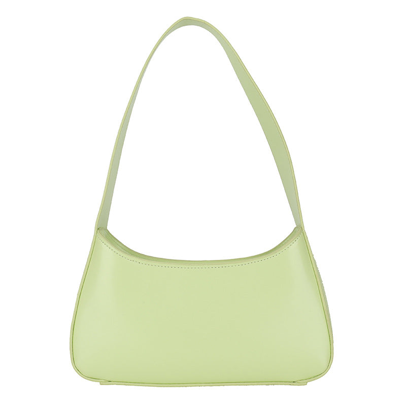 Wholesale Candy Color PU Shoulder Women's Bag