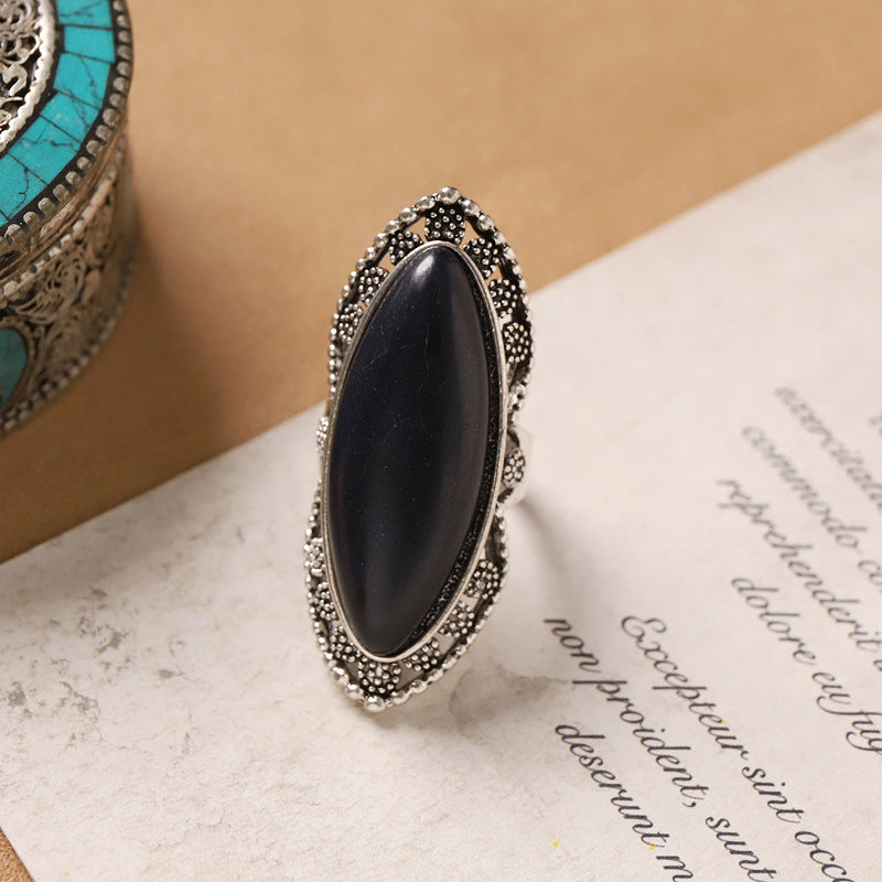 Wholesale Vintage ethnic style carved Bohemian open ring