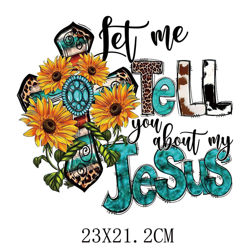 Wholesale Sunflower heat transfer printing UV DTF Ready to Press Transfers Wraps