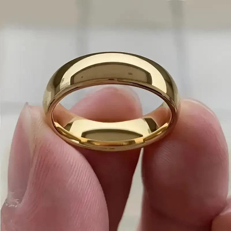 Wholesale polish rounded plain Stainless Steel Rings
