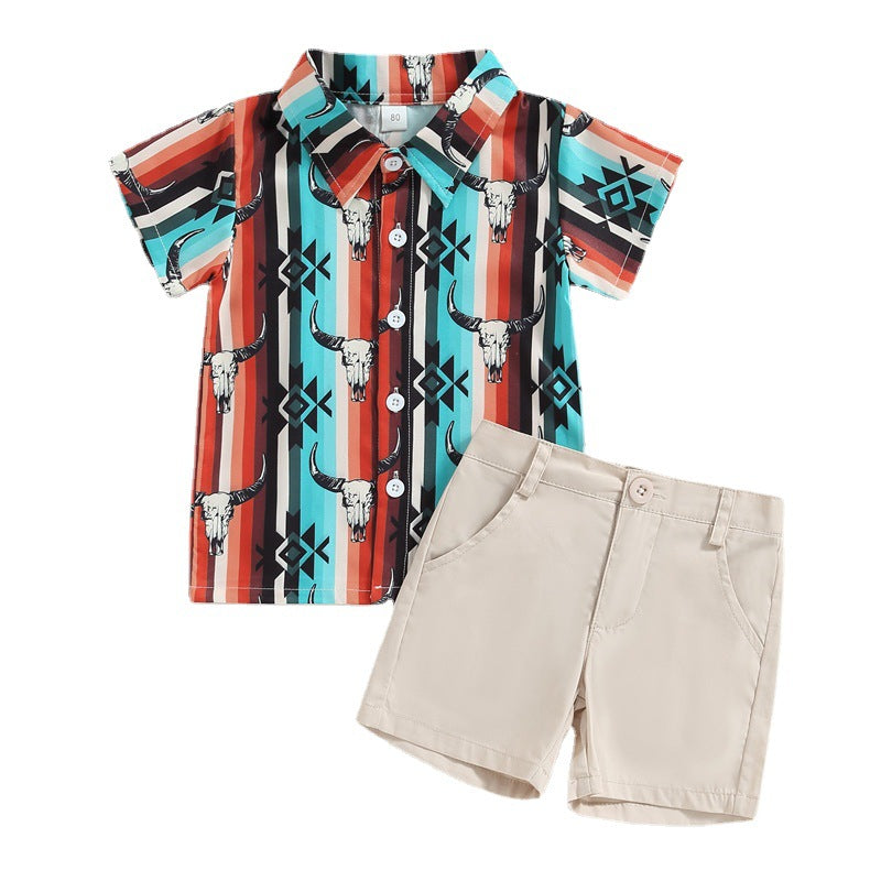 Ropa de bebé de vaca de vaca de granja occidental al por mayor