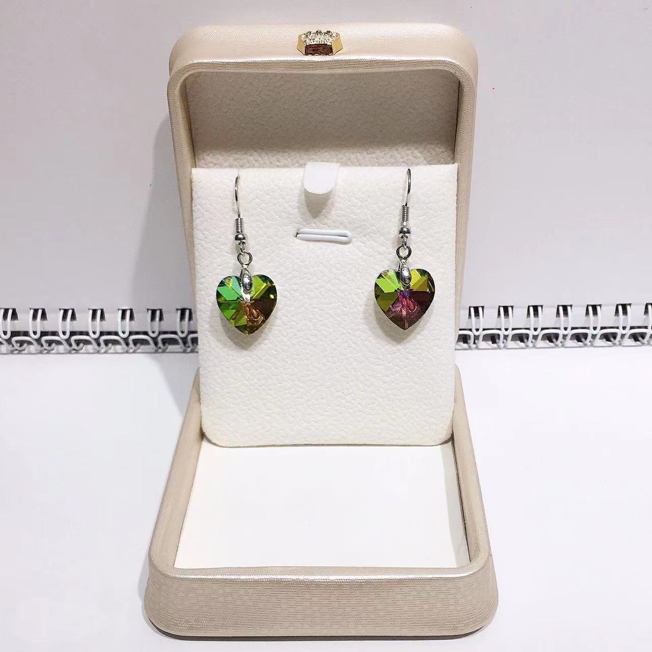 Wholesale Crystal Fashion Women's Ocean Star Heart Pendant Earrings