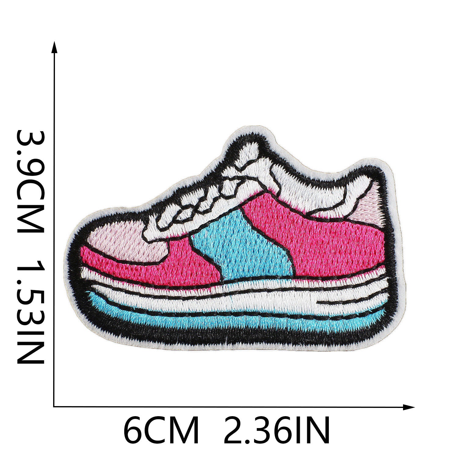 Wholesale Embroidery Colorful Flower Cartoon Leopard Embroidery Patch