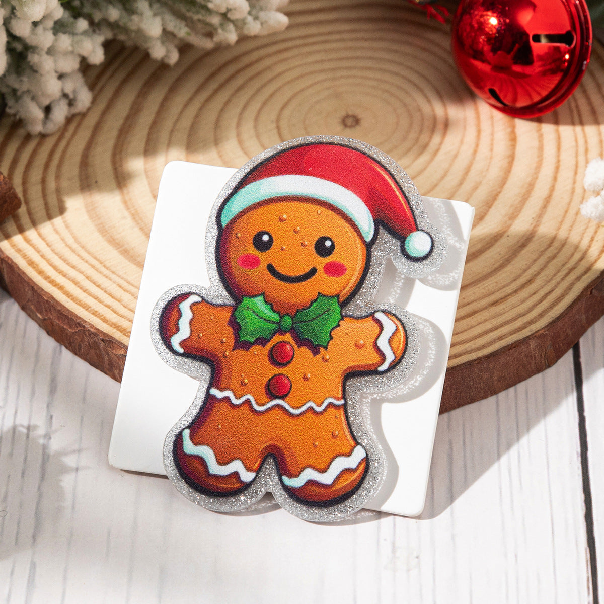 Wholesale Colorful Cute Cartoon Christmas Series Brooch
