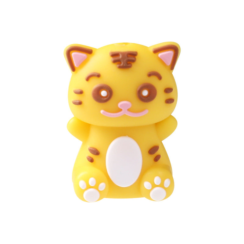 Wholesale 20pcs Cute cartoon 3D silicone beads