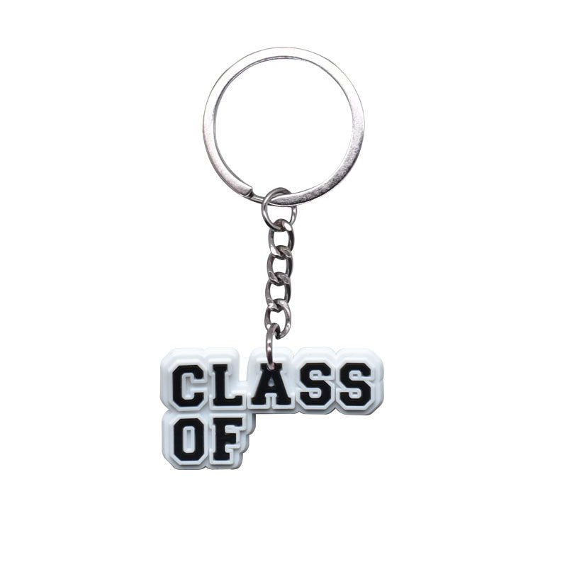 Llavero de la temporada de graduación de aleación de zinc al por mayor