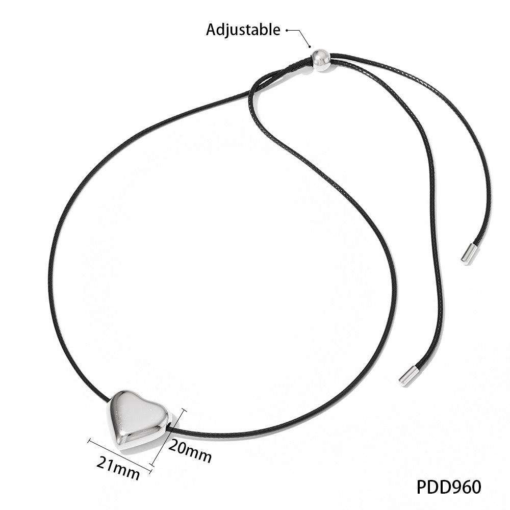 Wholesale of Large Love Stainless Steel Necklaces