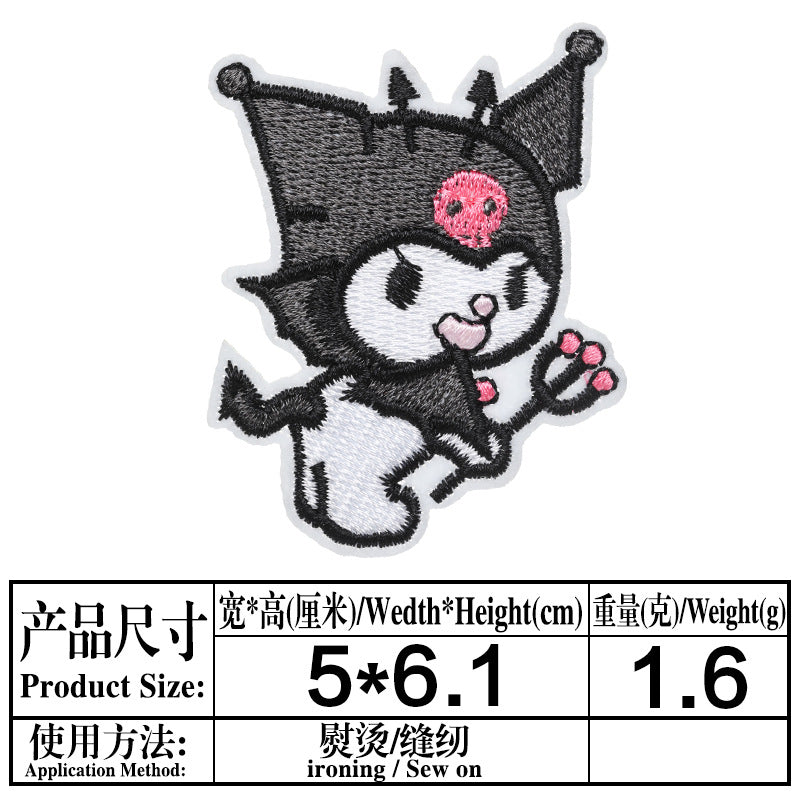 Wholesale super cute pink bunny cloth patch patch DIY patches OLY Exclusive