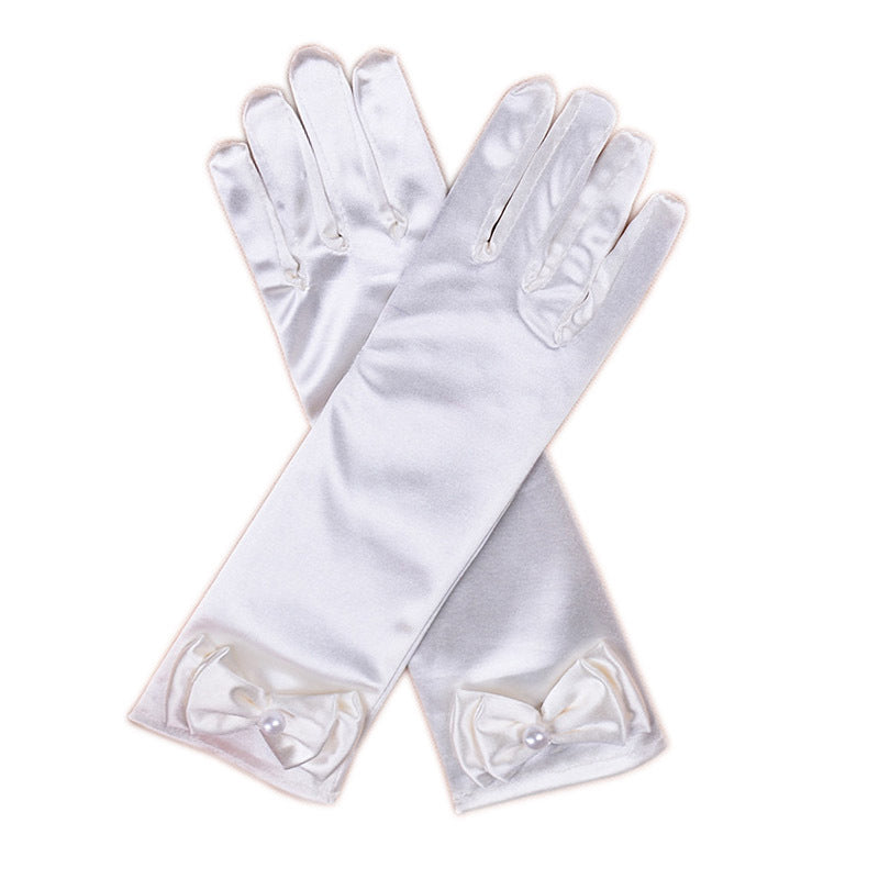 Wholesale Bow Show Polyester Glove