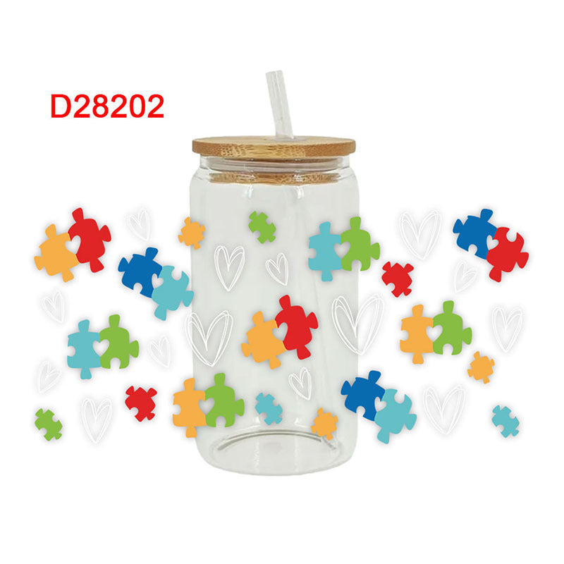 Wholesale UV Transfer Paste Glass Crystal Label Crystal Paste 16OZ UV DTF WRAPS