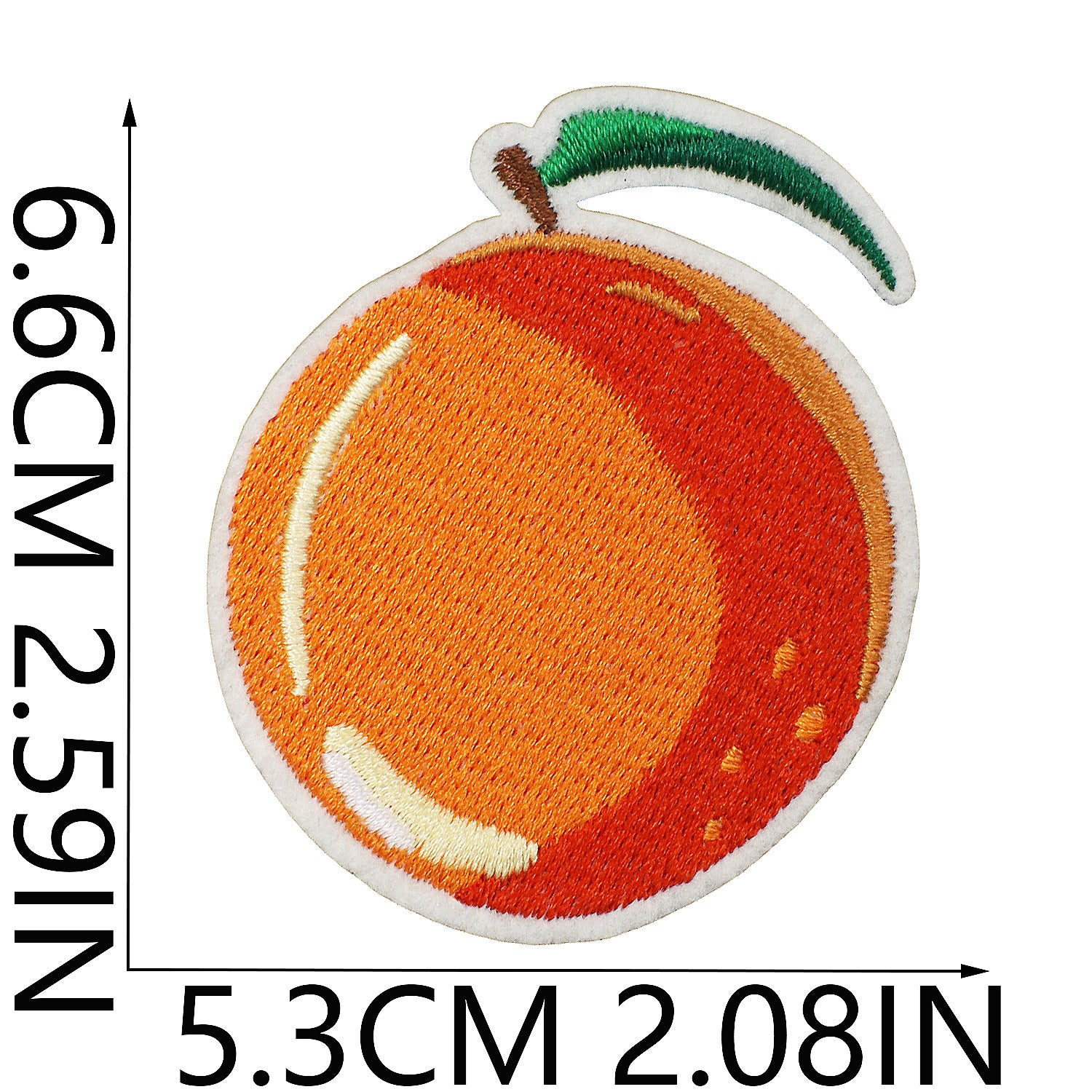 Wholesale Cartoon Orange Series Embroidery DIY Patches