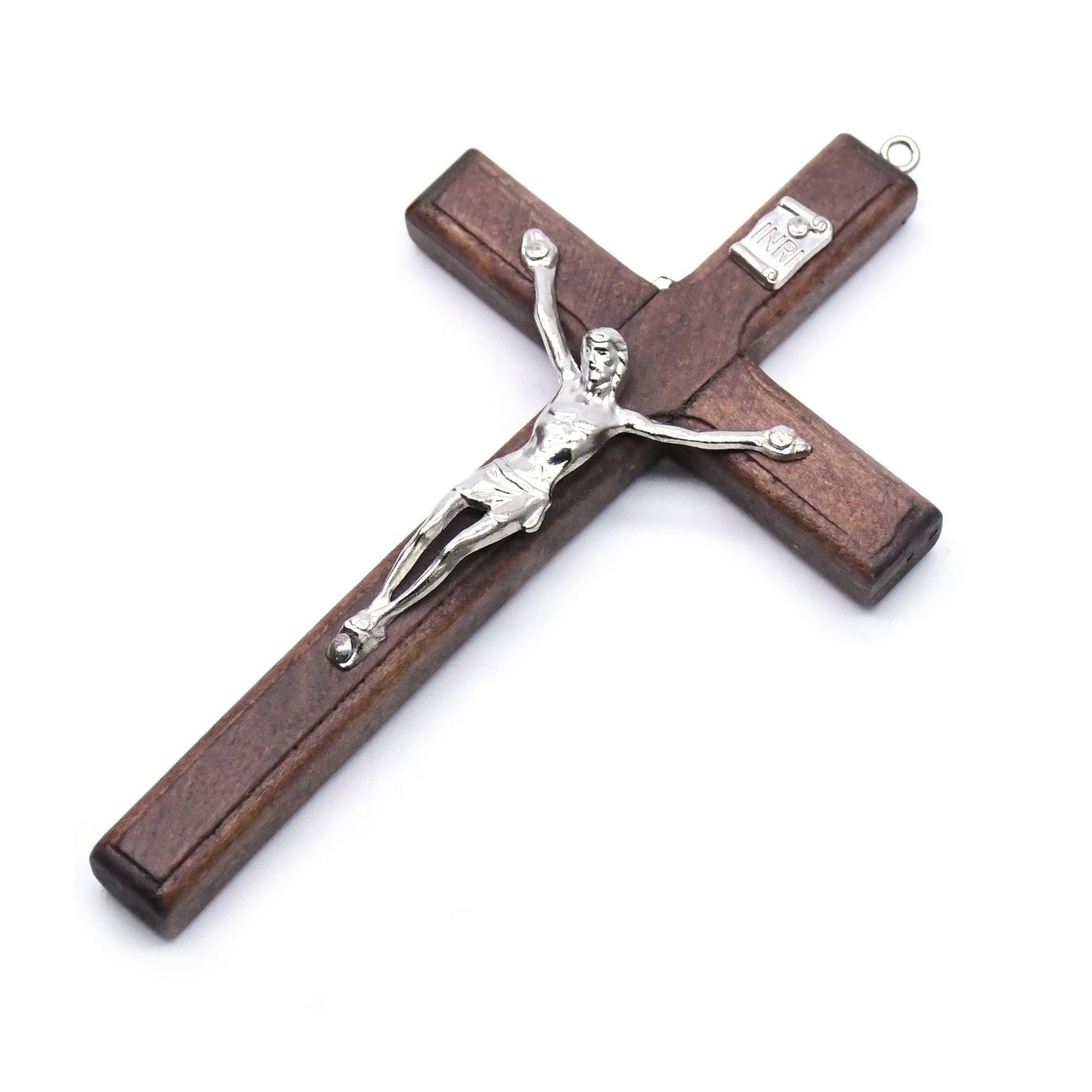 Wholesale 12*7cm Pure Handmade Wooden Cross Pendant Ornaments