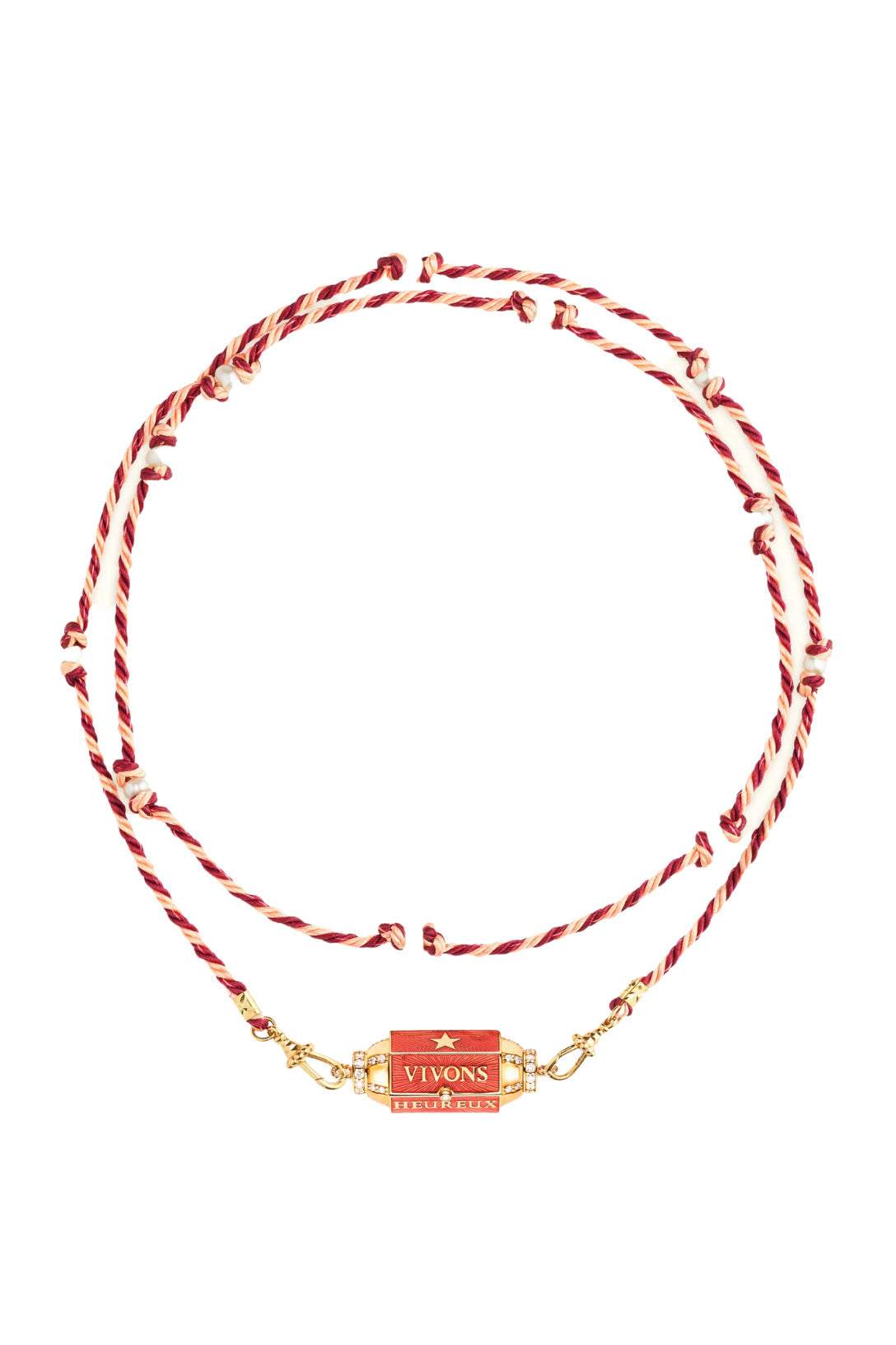 Wholesale Valentine's Day Colorful Tarot Necklace Design Star Eyes Gold Plated Color-preserving Necklace