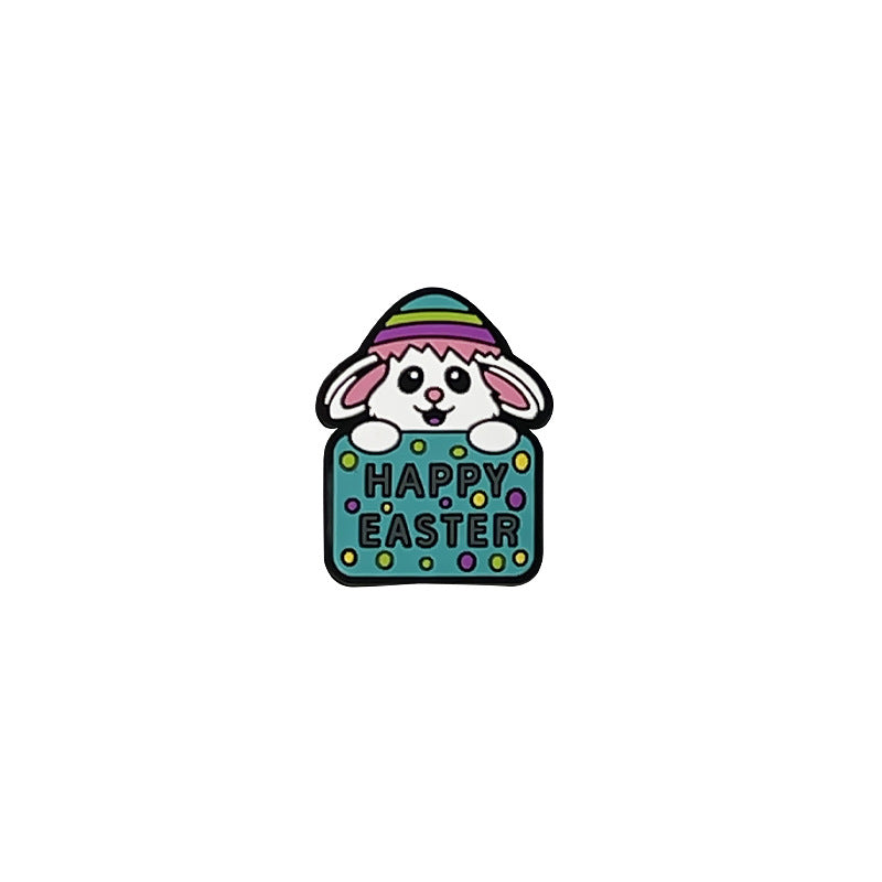 Wholesale 10pcs  Easter cartoon resurrected rabbit bead Focal Beads