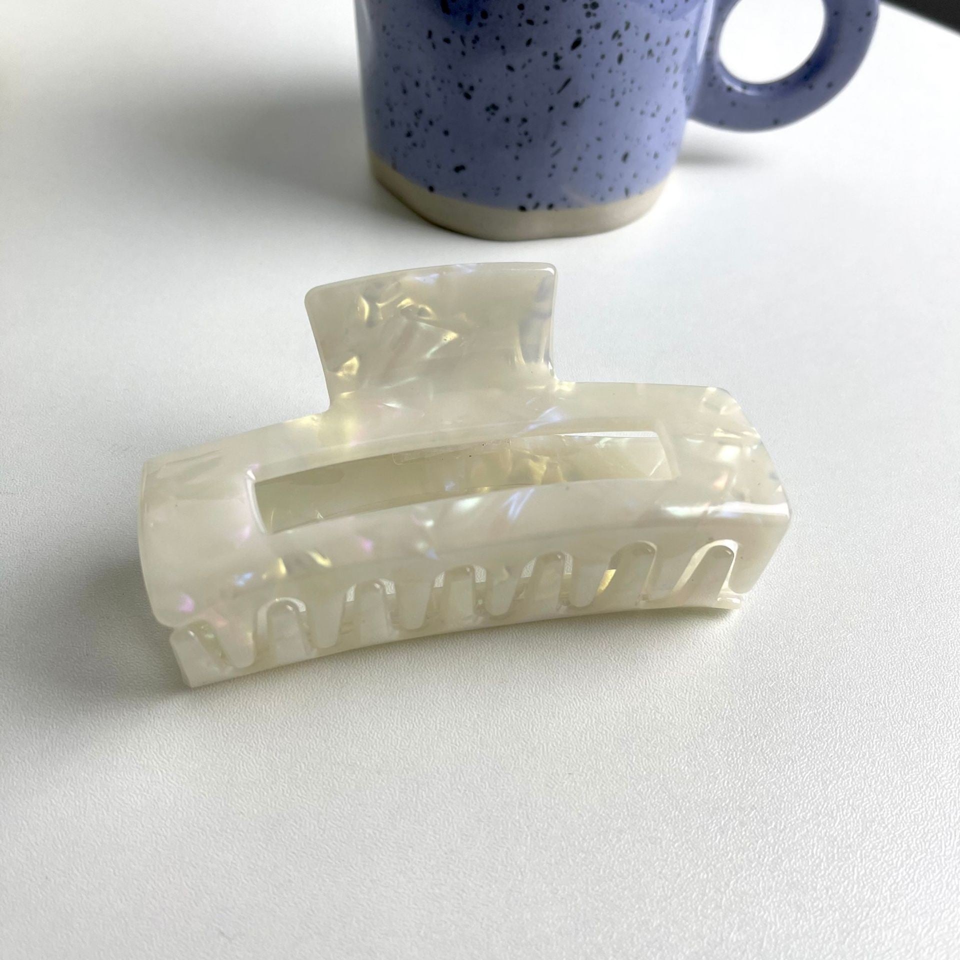 Wholesale Vintage Acetate Leopard Print Large Gripper Clip