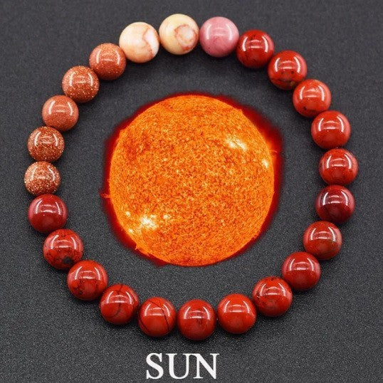 Wholesale Natural Stone Planet Bracelet