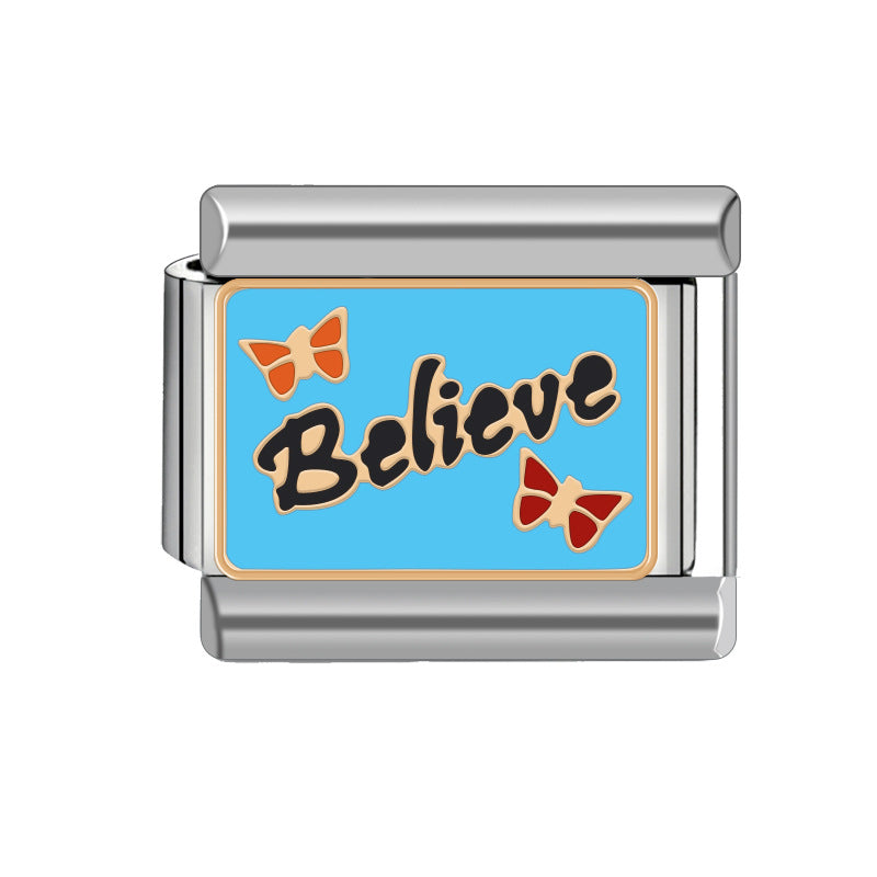 Wholesale Italian Charm Bracelet 9mm DIY Spliced Detachable Heart Pattern Combination Bracelet