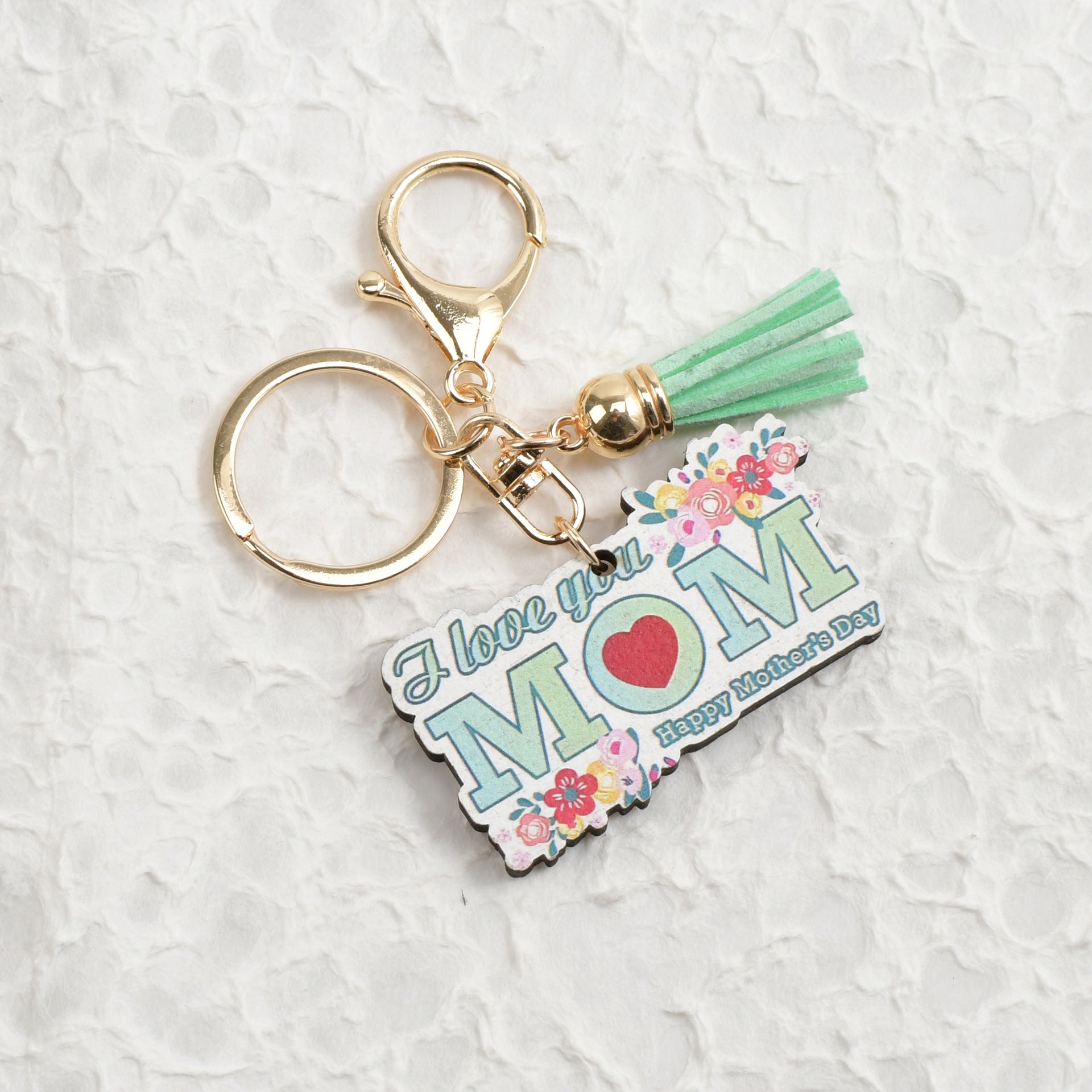 Wholesale I Love Mom Mother's Day Keychain