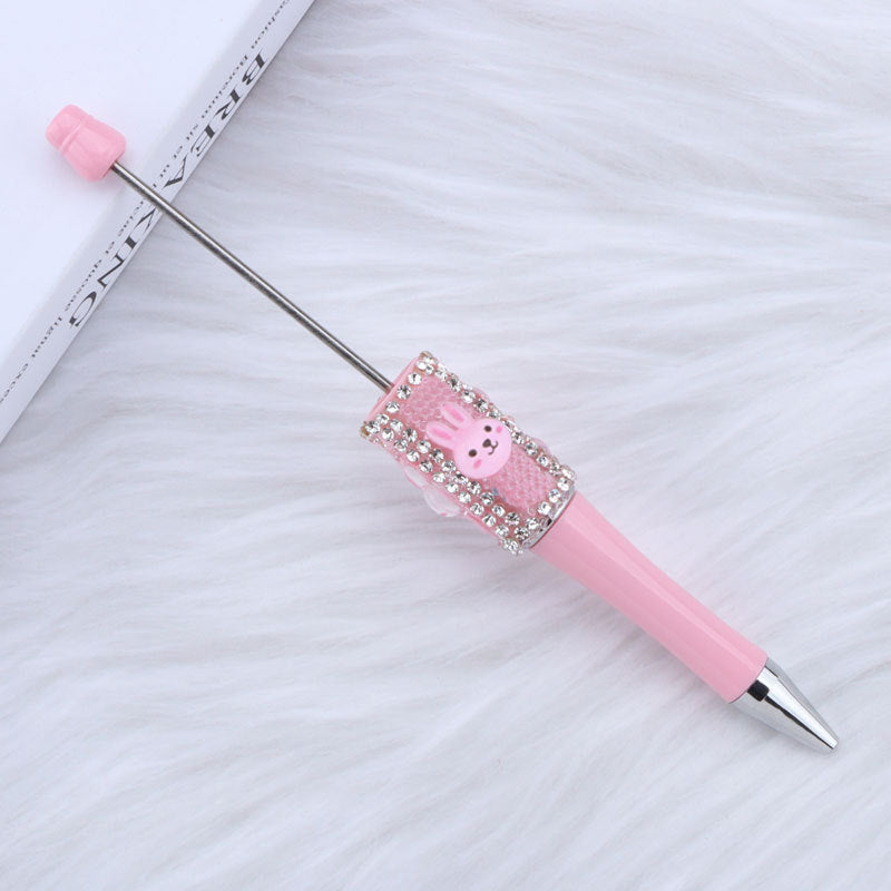 Wholesale DIY White Rabbit Sugar Bead Pen