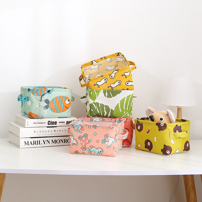Wholesale Cotton and Linen Tabletop Miscellaneous Storage Box