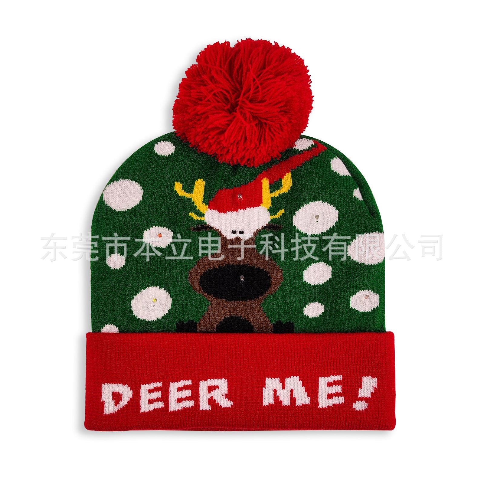 Wholesale  10pcs Winter Knitted Hat  Christmas Party Led Light Hat special