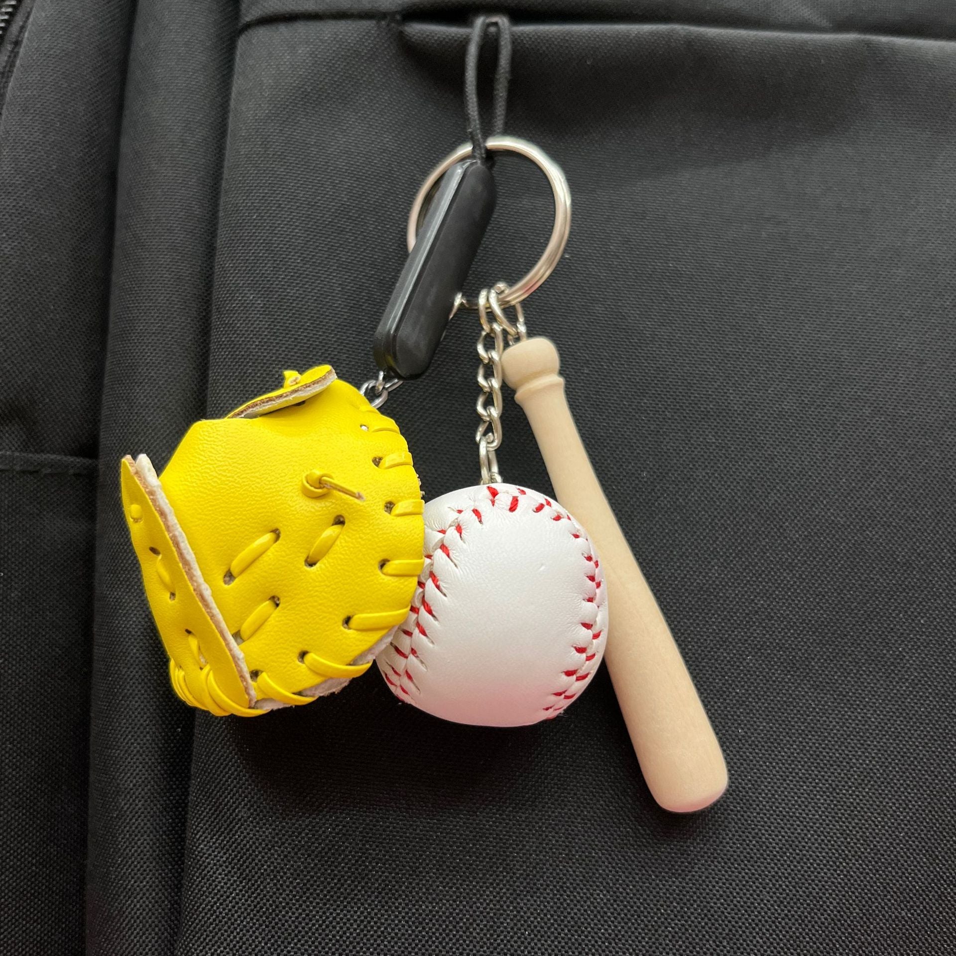 Wholesale PU Baseball Keychains