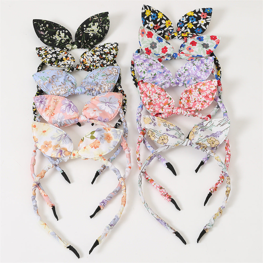 Wholesale Candy Color Sequin Bow Headband Cartoon Headband
