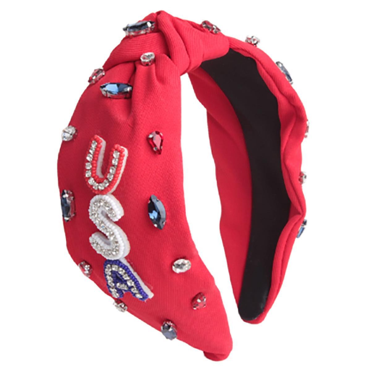 Wholesale new headband women's pearl knotted fabric headband fashion simple temperament headband hair accessories