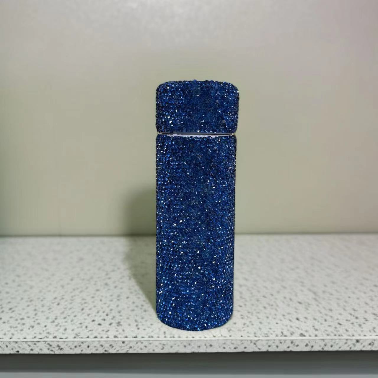 Wholesale 304 stainless steel mini diamond straight cup pocket thermos cup portable and compact