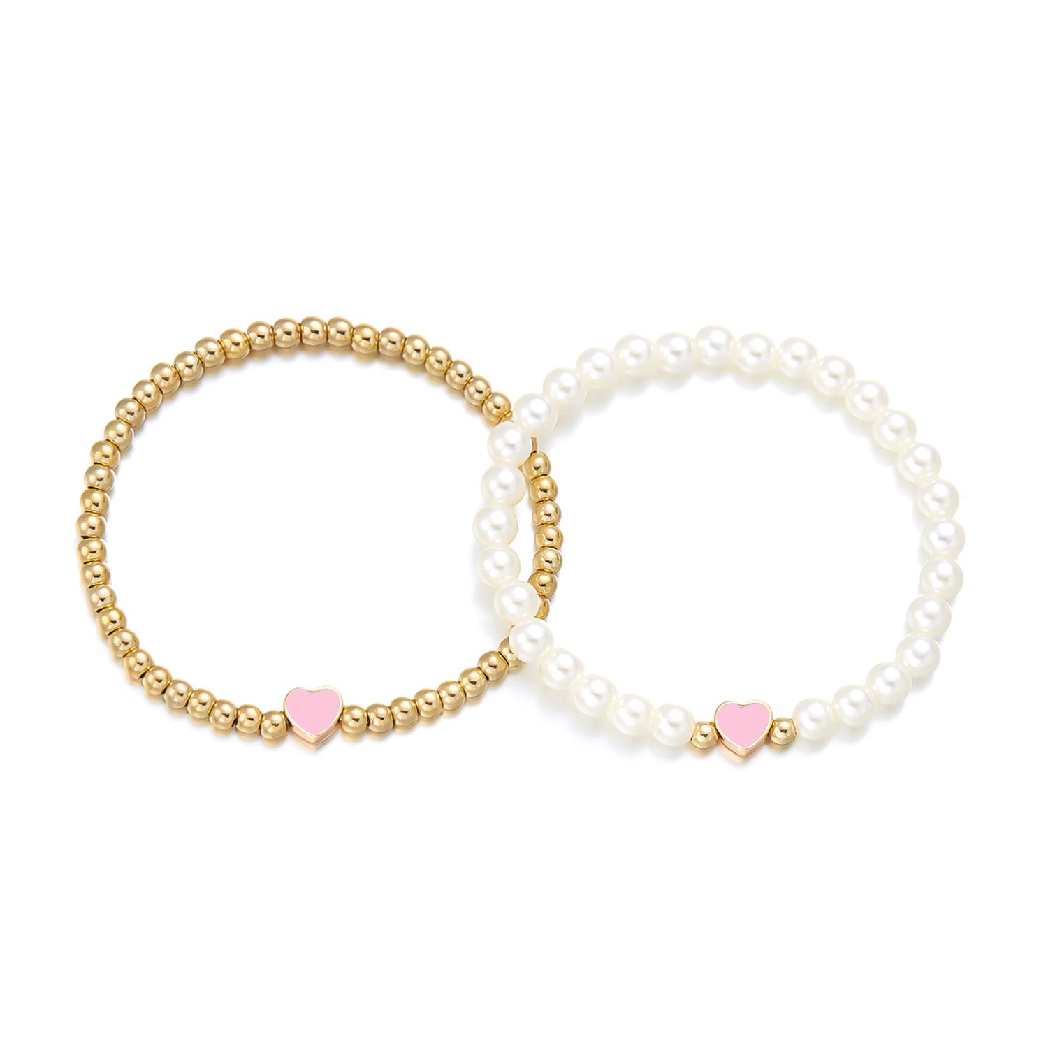 Wholesale Love Pearl Double layer Bracelet