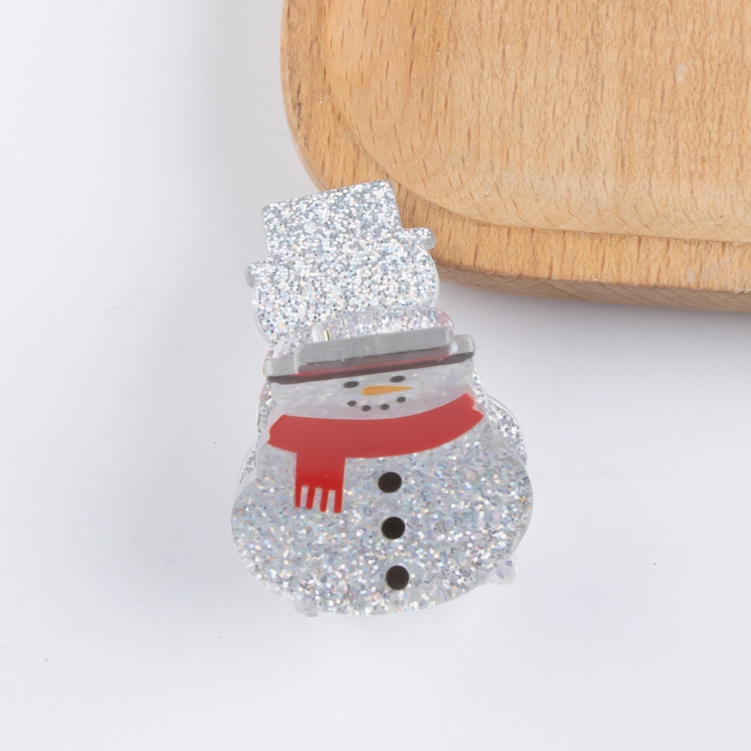 Wholesale Christmas Snowman Acrylic Claw Hair Clip Women S Fashion Accessory