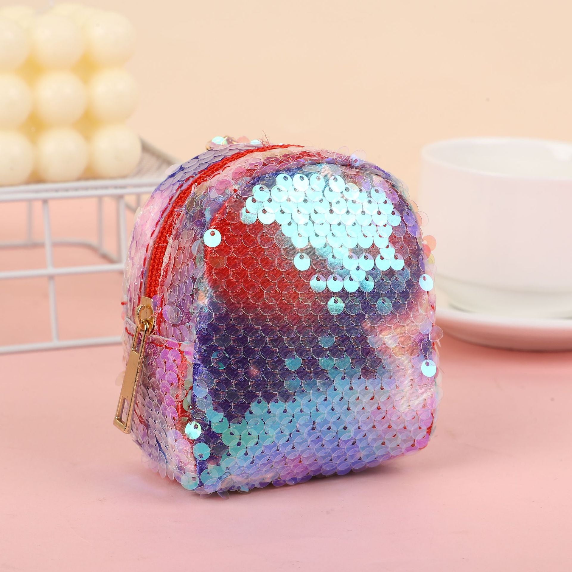 Wholesale Sequin Coin Purse Keychain