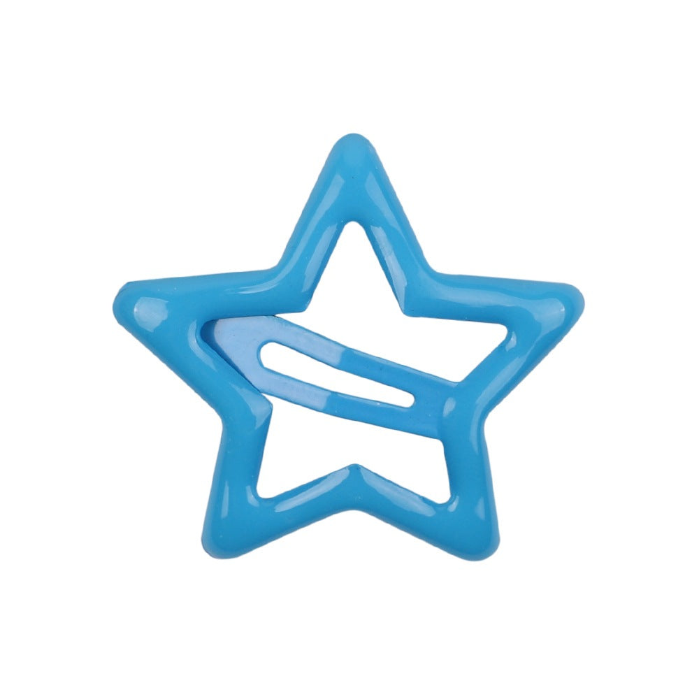 Wholesale Geometric Star Metal Hair Clips