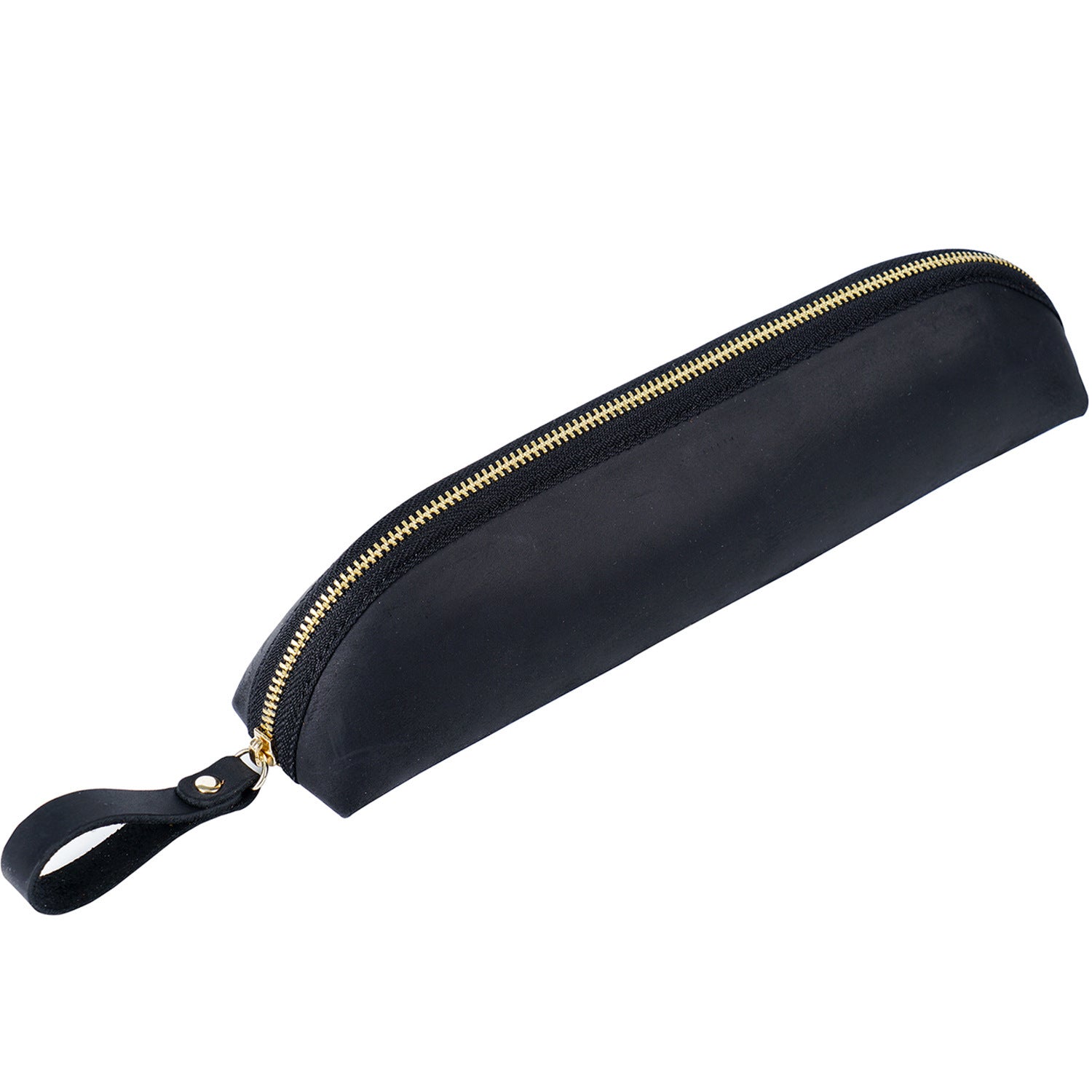 Wholesale Extend The Head Layer Cowhide Simple Pen Bag