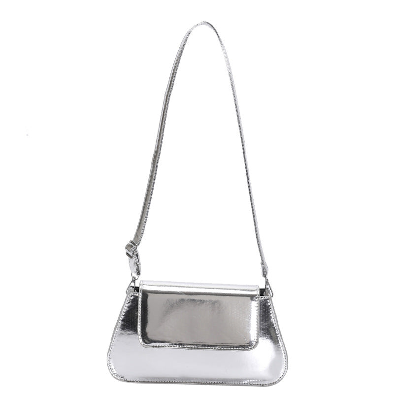 Bolso de hombro Glossy de láser PU al por mayor