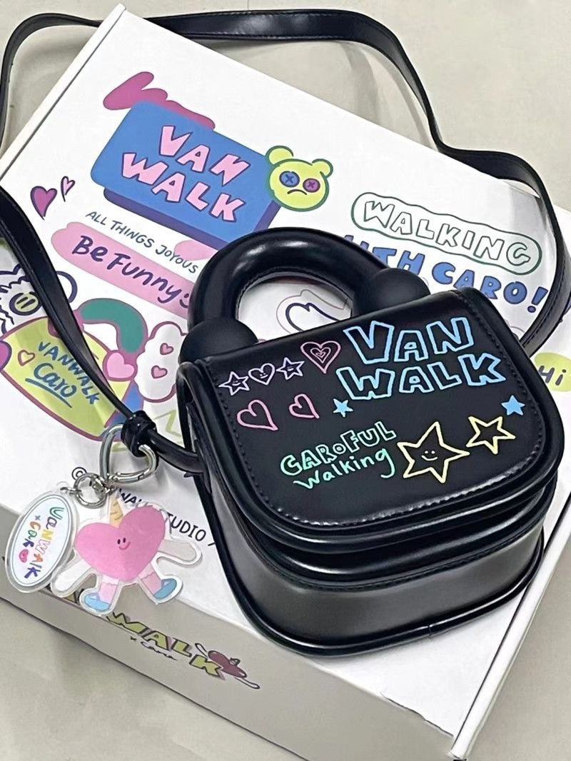 Wholesale Cute Cartoon Graffiti Crossbody Bag
