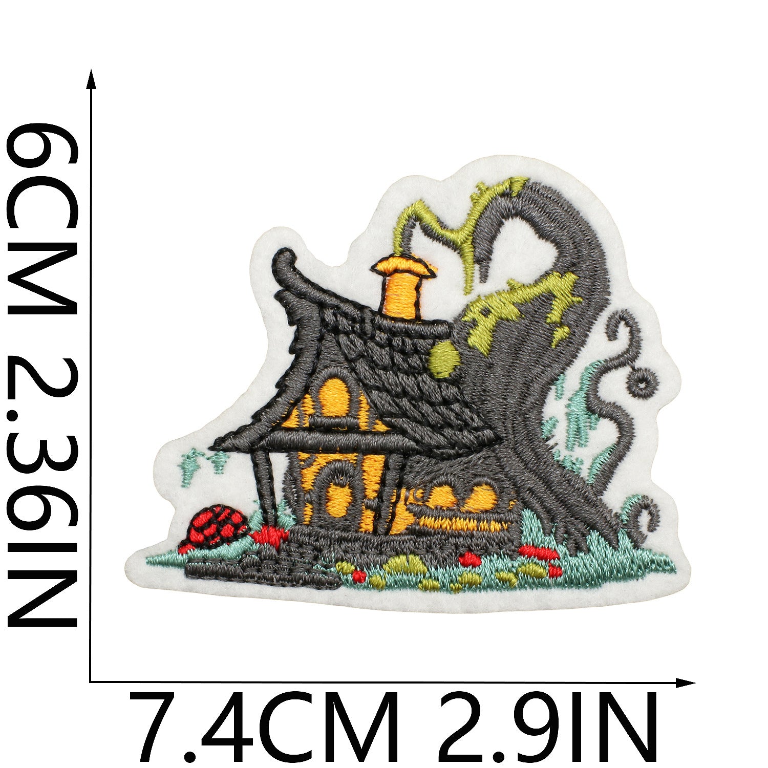 Wholesale Jungle land Witch Embroidery DIY Patches