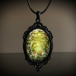 Wholesale Vintage Gothic style bat castle crow cross blood black cat church cemetery vampire vintage necklace