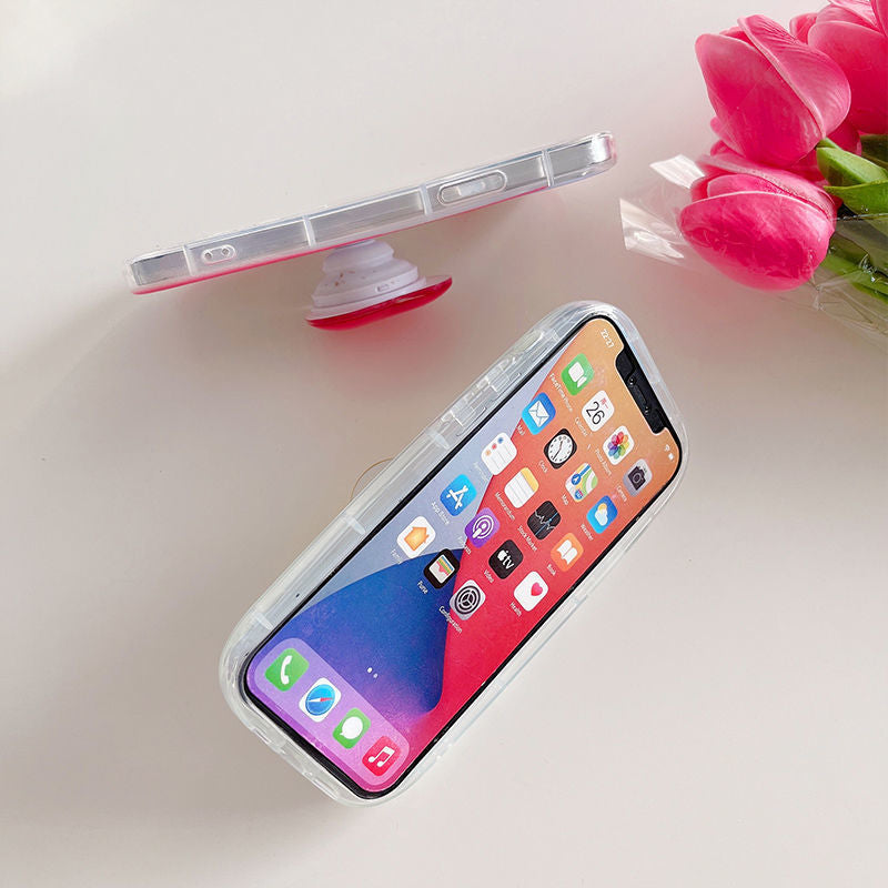 Topicador de teléfonos móviles de Airbag en relieve de amor de plástico al por mayor