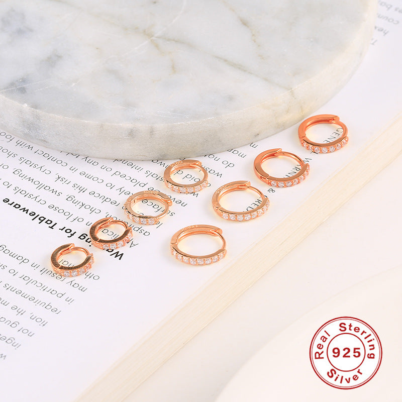 Wholesale Single Sided Diamond Earrings