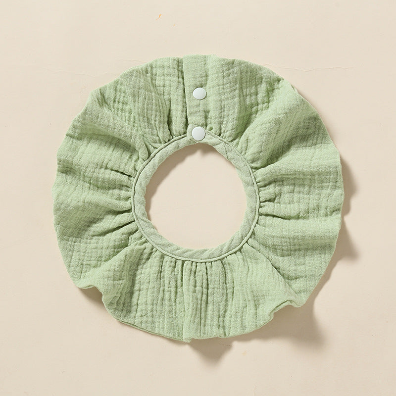 Wholesale Baby Bib 360-degree Bib Pure Cotton 4-layer Gauze Absorbent Bib Children Bib