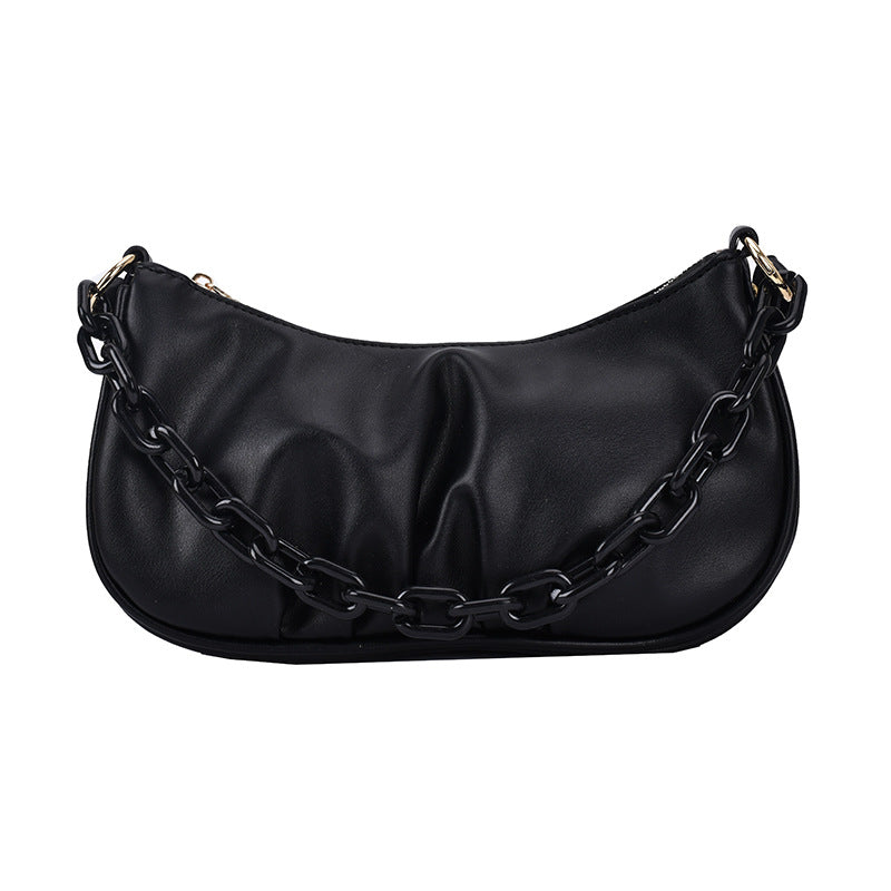 Wholesale PU Pleated Cloud Bag