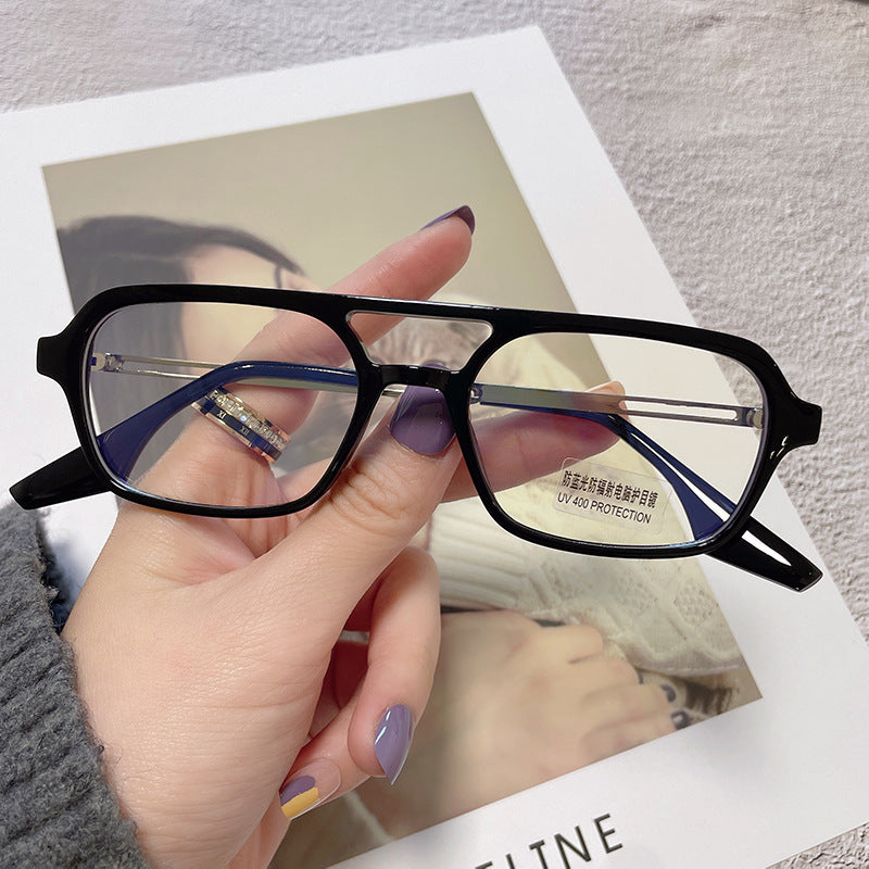 Wholesale New Flat Double Bridge PC Sunglasses