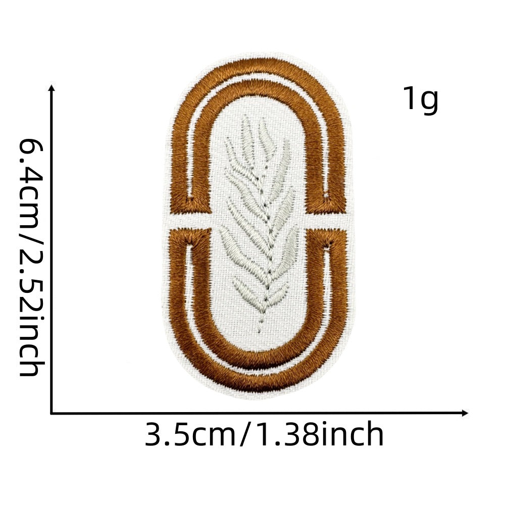 Wholesale Bohemian Chic Embroidered Iron On Patches Polyester Decorative Applique For Coats And Trench Coats